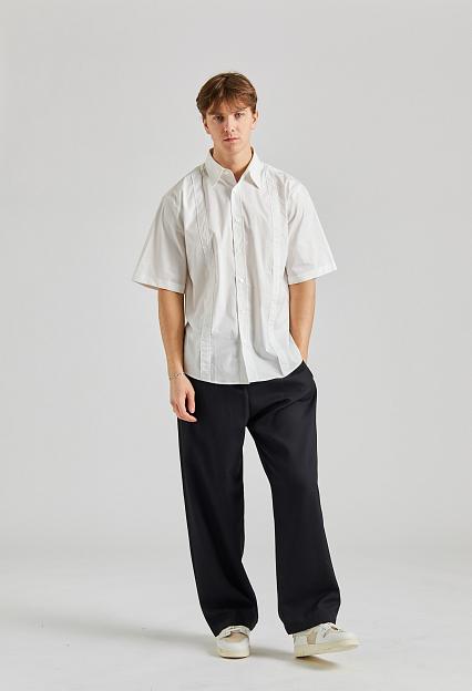 Acne Studios Short Sleeve Button-up Shirt White FN-MN-SHIR000742